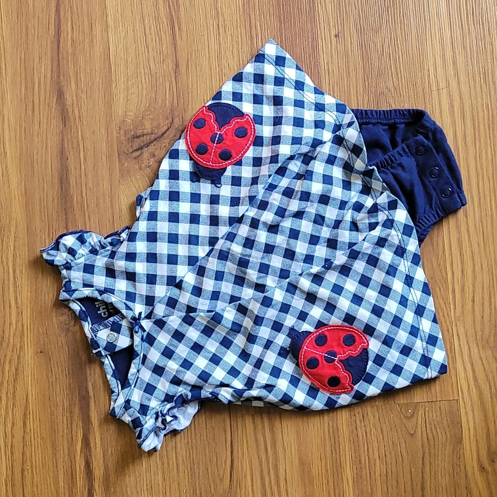 Carter's Ladybug Sunsuit Size 3-6 Months